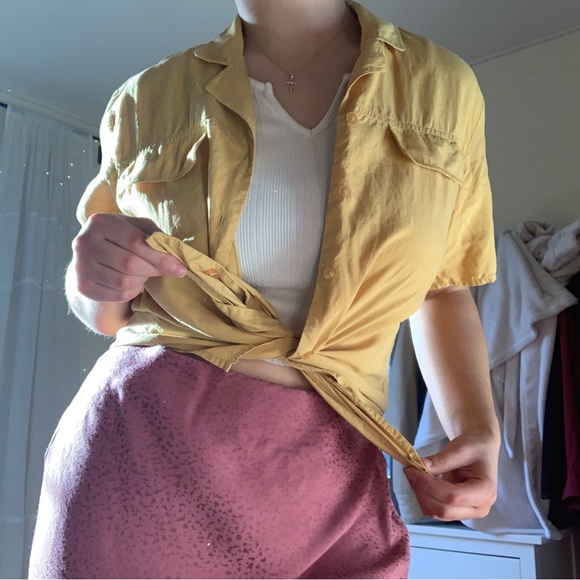 Silk Button Down - Picture 3 of 15